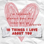 Logo of the podcast 10 things I love about you Podcast 10 things I love about you