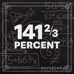 Logo of the podcast 141 2/3 Percent Missing podcast logo