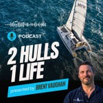Logo of the podcast 2 HULLS 1 LIFE Sailing Podcast - Interviews with Inspirational Sailors Podcast 2 HULLS 1 LIFE Sailing Podcast - Interviews with Inspirational Sailors