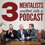 Logo of the podcast 3 Mentalists Walked Into A Podcast Missing podcast logo