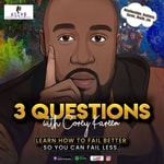 Logo of the podcast 3 Questions with Corey Kareem Podcast 3 Questions with Corey Kareem