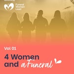 Logo of the podcast 4 Women and a Funeral Podcast 4 Women and a Funeral