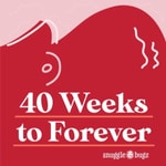 Logo of the podcast 40 Weeks to Forever Missing podcast logo