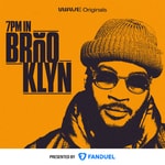 Logo of the podcast 7PM in Brooklyn with Carmelo Anthony