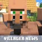 Logo of the podcast a day in the life of a minecraft villager Podcast a day in the life of a minecraft villager