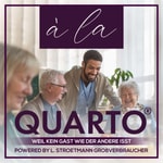 Logo of the podcast à la QUARTO Podcast à la QUARTO