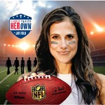 Logo of the podcast A League of Her Own with Jay Folk Podcast A League of Her Own with Jay Folk