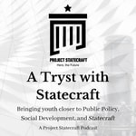 Logo of the podcast A Tryst with Statecraft, Here the Future Podcast A Tryst with Statecraft, Here the Future