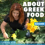 Logo of the podcast About Greek Food Podcast About Greek Food