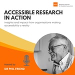 Logo of the podcast Accessible Research in Action Podcast Accessible Research in Action