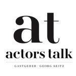 Logo of the podcast actors talk Podcast actors talk