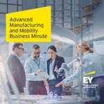 Logo of the podcast Advanced Manufacturing and Mobility Business Minute Podcast Advanced Manufacturing and Mobility Business Minute