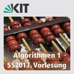 Logo of the podcast Algorithmen 1, SS2013, Vorlesung Podcast Algorithmen 1, SS2013, Vorlesung