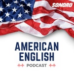 Logo of the podcast American English Podcast