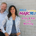 Logo of the podcast "Andy and Kat" on Majic 95.1 WAJI Podcast "Andy and Kat" on Majic 95.1 WAJI