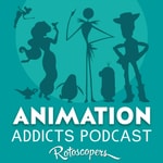 Logo of the podcast Animation Addicts Podcast - Disney, Pixar, & Animated Movie Reviews & Interviews | Rotoscopers Podcast Animation Addicts Podcast - Disney, Pixar, & Animated Movie Reviews & Interviews | Rotoscopers
