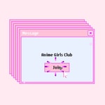 Logo of the podcast Anime Girls Club Podcast Anime Girls Club