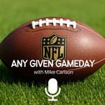 Logo of the podcast Any Given Gameday with Mike Carlson Missing podcast logo