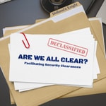 Logo of the podcast Are We All Clear? Facilitating Security Clearances Podcast Are We All Clear? Facilitating Security Clearances