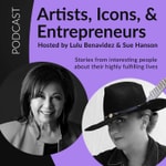 Logo of the podcast Artists, Icons and Entrepreneurs Podcast Artists, Icons and Entrepreneurs