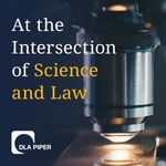 Logo of the podcast At the Intersection of Science and Law Podcast At the Intersection of Science and Law
