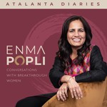 Logo of the podcast Atalanta Diaries Breakthrough Women in Conversation with Enma Popli Podcast Atalanta Diaries Breakthrough Women in Conversation with Enma Popli