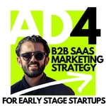 Logo of the podcast B2B SaaS Marketing Strategy - AD4 Marketing Strategy for B2B SaaS Startups Podcast B2B SaaS Marketing Strategy - AD4 Marketing Strategy for B2B SaaS Startups