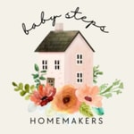 Logo of the podcast Baby Steps Homemakers Podcast Baby Steps Homemakers