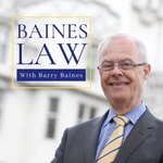 Logo of the podcast Baines Law Podcast Baines Law