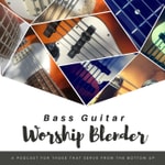 Logo of the podcast Bass Guitar Worship Blender Podcast Bass Guitar Worship Blender