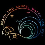 Podcast Beach Too Sandy, Water Too Wet