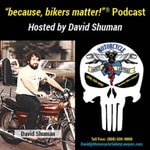 Logo of the podcast “because, bikers matter!” ® Podcast Missing podcast logo