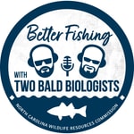 Logo of the podcast Better Fishing with 2 Bald Biologists Podcast Better Fishing with 2 Bald Biologists