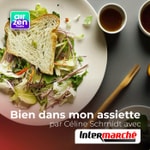 Logo of the podcast Bien dans mon assiette avec Intermarché Podcast Bien dans mon assiette avec Intermarché