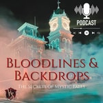 Logo of the podcast Bloodlines and Backdrops : The Secrets of Mystic Falls