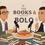 Podcast Books and Bolo