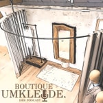Logo of the podcast BoutiqueUMKLEIDE. Podcast BoutiqueUMKLEIDE.