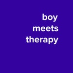 Logo of the podcast boy meets therapy Podcast boy meets therapy