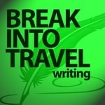 Logo of the podcast Break Into Travel Writing Podcast Missing podcast logo