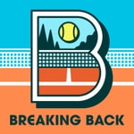 Logo of the podcast Breaking Back, a tennis podcast Podcast Breaking Back, a tennis podcast