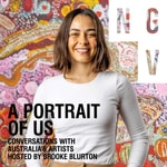Logo of the podcast Brooke Blurton hosts NGV's A Portrait of Us Podcast Brooke Blurton hosts NGV's A Portrait of Us
