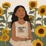 Logo of the podcast Brown Girl Guilt Podcast Brown Girl Guilt