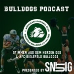 Logo of the podcast Bulldogs Podcast – Stimmen aus dem Herzen des 1. AFC Bielefeld Bulldogs Podcast Bulldogs Podcast – Stimmen aus dem Herzen des 1. AFC Bielefeld Bulldogs