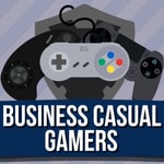 Logo of the podcast Business Casual Gamers Missing podcast logo