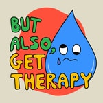 Logo of the podcast But also, get therapy Podcast But also, get therapy