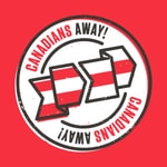 Logo of the podcast Canadians Away! Podcast Canadians Away!