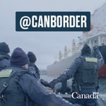 Logo of the podcast @CanBorder Podcast @CanBorder