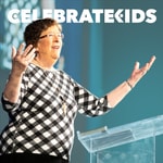 Logo of the podcast Celebrate Kids Podcast with Dr. Kathy