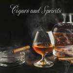 Logo of the podcast Cigars and Spirits Missing podcast logo