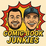 Logo of the podcast Comic Book Junkies Podcast Comic Book Junkies